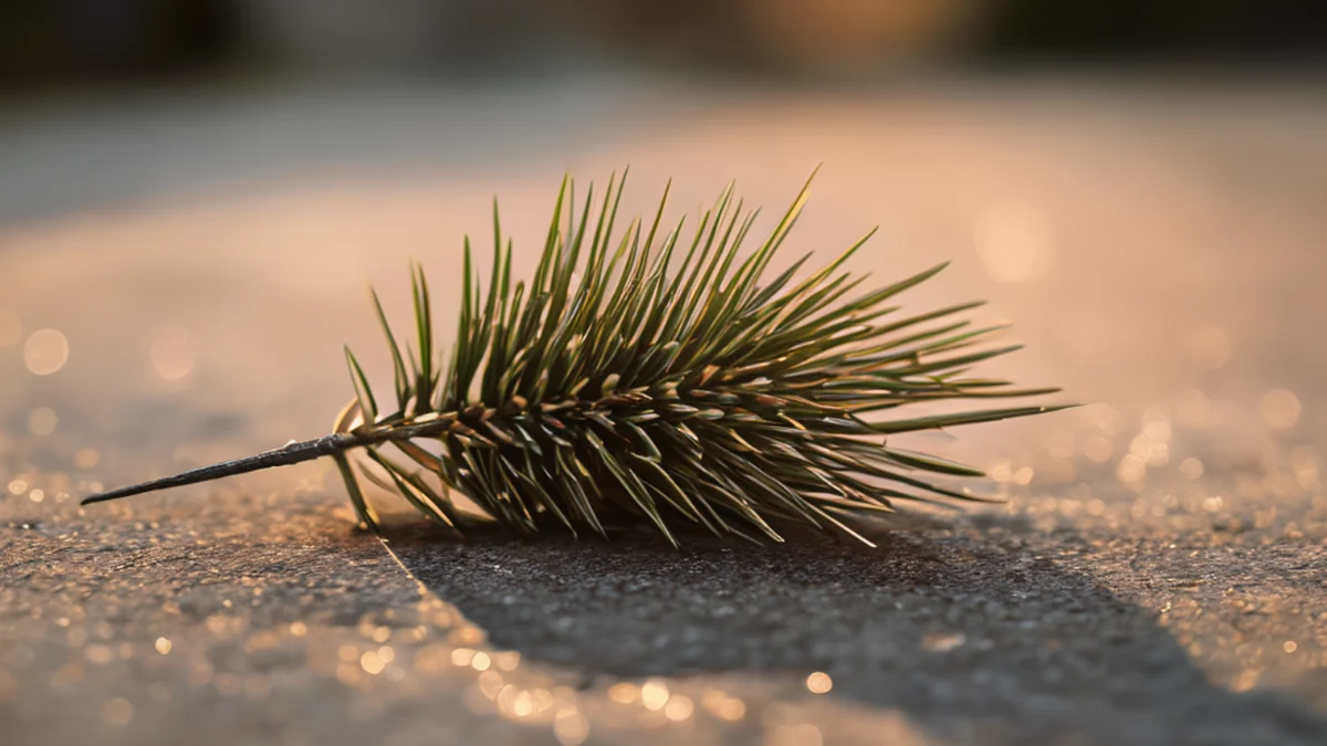 Boreal Pine Spike: A conical pine cone with sharp, needle-like scales.